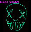 Highlight EL wire Masquerade Party Halloween LED Mask