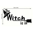 Witch Hat English Alphabet Halloween Wall Sticker