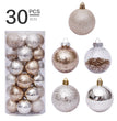 6cm/30Pcs transparent christmas ball set