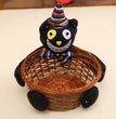 Woven Halloween Candy Cookie Basket