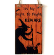 Wooden Halloween Ghost Festival Carnival Night Decoration Gift Hanging Board