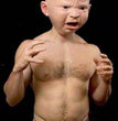 Smiling Crying Baby Mask Halloween Party Latex Face