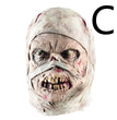 Natural Latex Full Head Mask Punk Style Halloween Cosplay