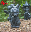 New Independent Station Halloween Magic Cat Resin Crafts