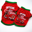 Red Christmas Style Christmas Snowman Pet Clothing Dog T-shirt