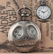 Halloween themed cartoon retro pocket watch