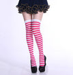 Rainbow Colorful Striped Stockings For Halloween Party