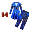 Girls' Blue Color Children's Halloween Costume Set
