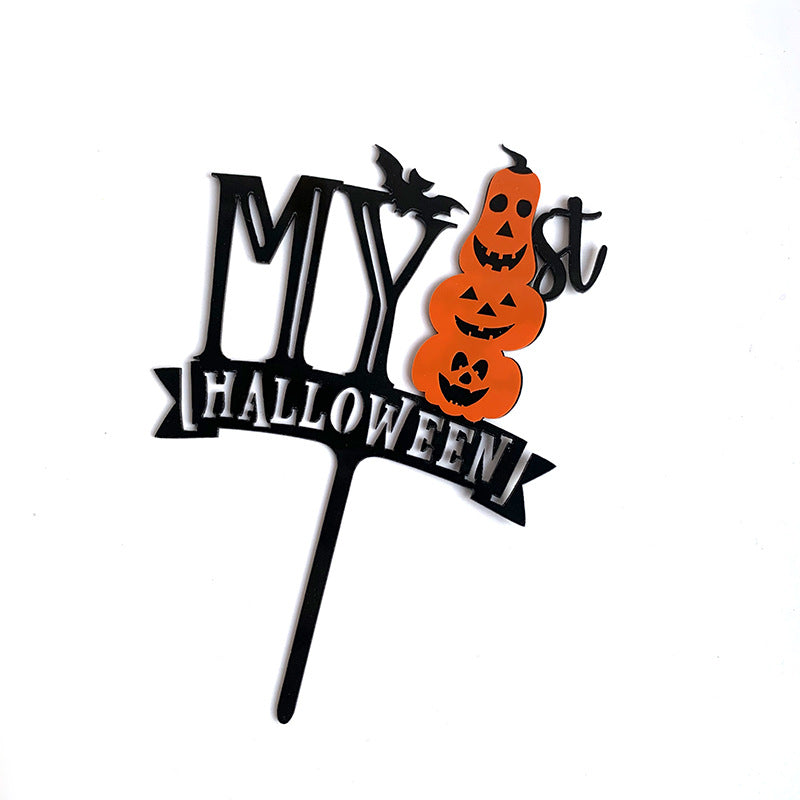 Halloween Acrylic Cake Baking Add-Ins