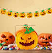 Halloween Jack-o-lantern Spider Web Pull Flag