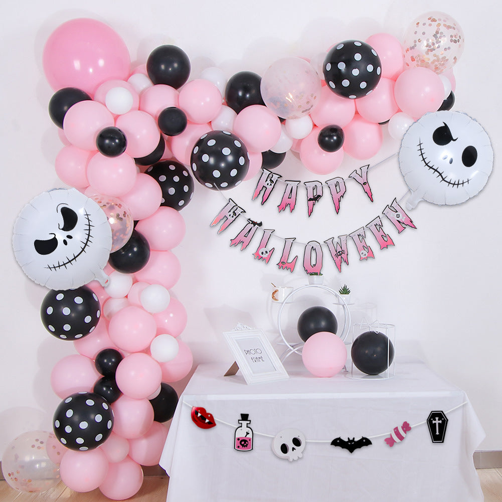 Halloween Aluminum Film Balloon Pumpkin Head Bat Spider