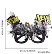 2024 New Year Party Funny Holiday Decorative Glasses Photo Props Glasses Frame