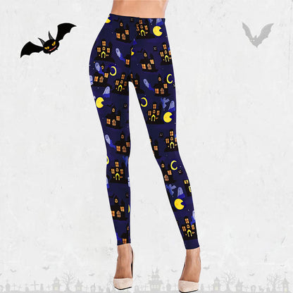 European Beauty Pants Halloween Women's Casual Sports Tight