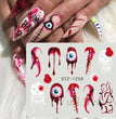 Halloween Pumpkin Nail Sticker Watermark Sticker