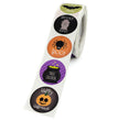 Design Pattern Owl Ghost Skull Pumpkin Bat Spider Halloween Candy Bag Sticker Label