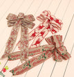 Christmas Printed Polka Dot Linen Webbing Decoration