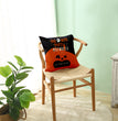Home Halloween Pumpkin Linen Pillow Cover