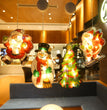 LED Suction Cup Window Hanging Lights Christmas Decoration