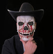 New Halloween Simulation Mouth Skull Mask Plastic