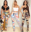 High Waist Irregular Pleated Women's Trousers