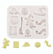 DIY Cake Halloween Witch Fondant Silicone Mold