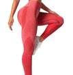 Seamless Knitted Peach Hip High Waist Slim Fit Fitness Running Sports Yoga Pants Women