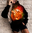 Women's Halloween Pumpkin 3D Print Casual Hoodie