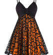 Bat Belt Halloween Party Dress