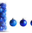 Christmas Decoration Electroplating Plastic Christmas Ball Set