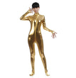 Front Zipper Headless Turtleneck Stage Costumes