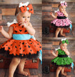 Girls Fashion Simple Halloween Mesh Costume Suit