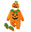 Halloween Baby One-piece Hat Long-sleeved Romper Three-piece Set