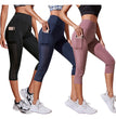 Pocket Slim Fit Cropped Yoga Pants