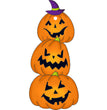 Halloween Pumpkin Car Pendant Acrylic Flat Ornament
