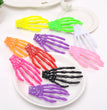 Halloween Skull Hand Claw Fluorescent Hairpin