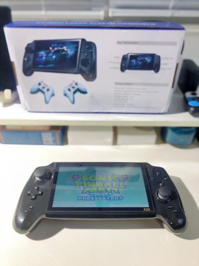 (Pocket Gaming) X9 Handheld Game Console, Portable Game Console, Suitable for Home and Travel, Protective Case, Gaming Products, Controller Grip, Durable Joystick Protection Rechargeable