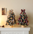 Desktop Christmas Tree Set 45CM Window Decoration Mini Ornaments