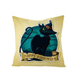 Home Halloween Pumpkin Linen Pillow Cover