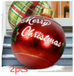 Christmas Ornament Ball Outdoor Pvc 60CM Inflatable Decorated Ball PVC Giant Big Large Balls Xmas Tree Decorations Toy Ball