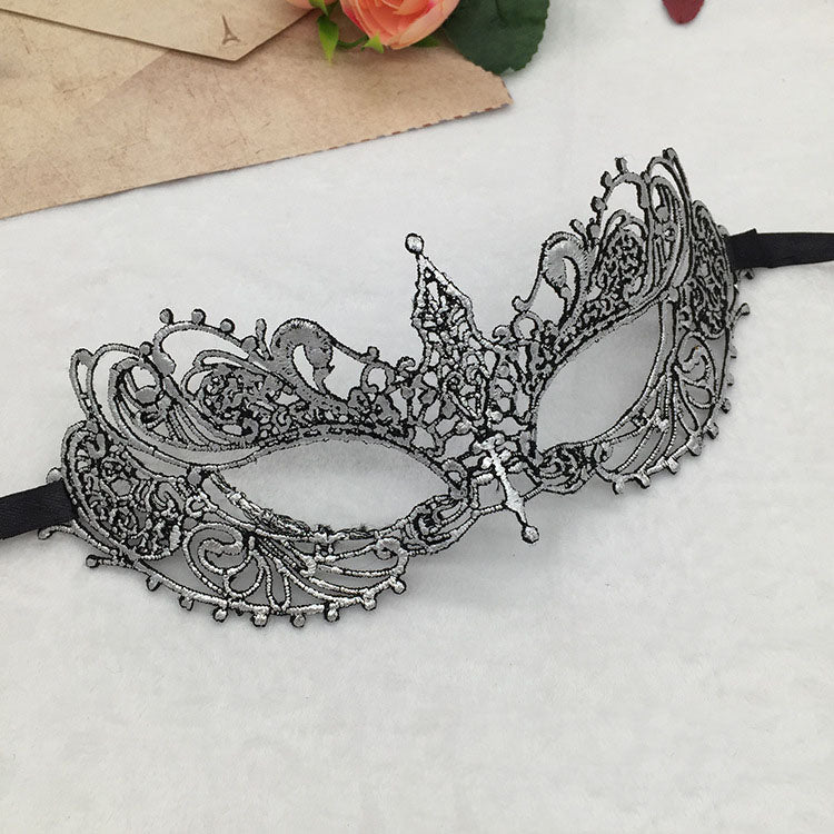 Halloween Half Face Lace Mask Small Pointed