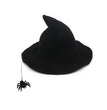 Halloween Costume Witch Spider Pendant Witch Hat Black Cloak Nose Eyes Suit