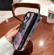 Glitter Astronaut Camera Stand Phone Case For IPhone 14 13 12 11 Pro Max XR 14 Plus Invisible Lens Bracket Plating Soft Cover