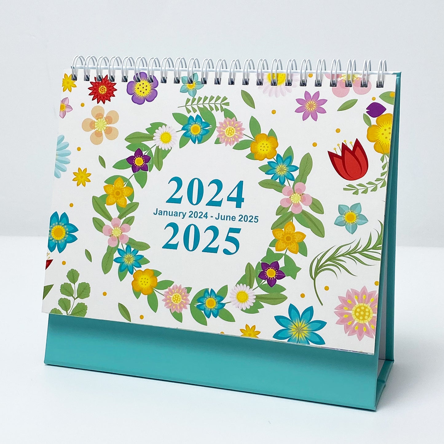 2024 English Creative Simple Desk Calendar