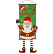 Christmas decorations Christmas couplets curtains Christmas banners pull flags Christmas curtains hanging flags window pendants