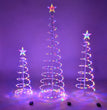 New Style LED Spiral Christmas Tree Light Christmas Spiral Tree Indoor And Outdoor Decoration Lights