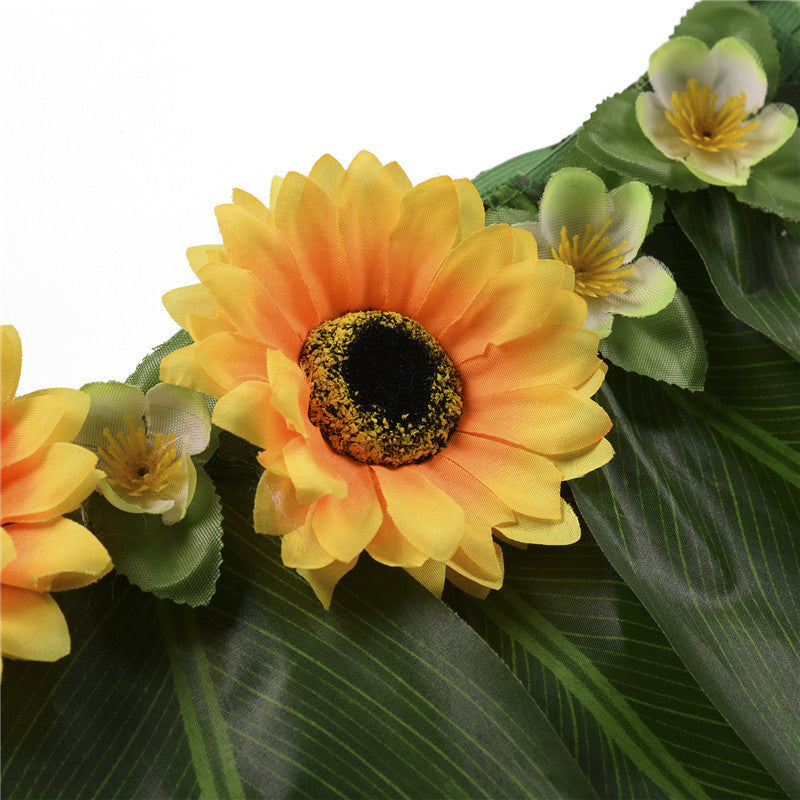Hawaiian Simulation Leaf Skirt Hula Halloween Party Costume
