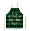 Cotton linen creative Christmas apron