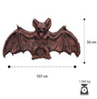 Halloween Big Bat Ghost Pendant Decoration Toy Secret Room Horror Latex Foam Props