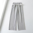 Autumn Women's American Hot Girl Belt Casual Pants