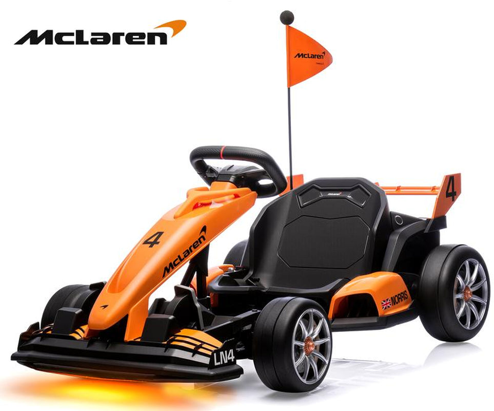 First Ride on 24V/36V Kids Electric Drift Go Kart 7.5MPH Ride on Race Car with Adjustable Seat Dual 200W Motors Fast Fun Toy for Boys - Trike, Black Friday & Cyber Monday, Christmas Gift for Kids